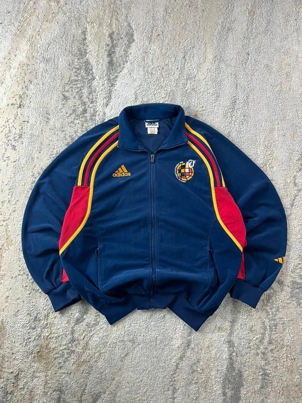Conjunto de Fato de Treino adidas Away Football Vintage Espanha 1999-2000s Tamanho G – photo 2